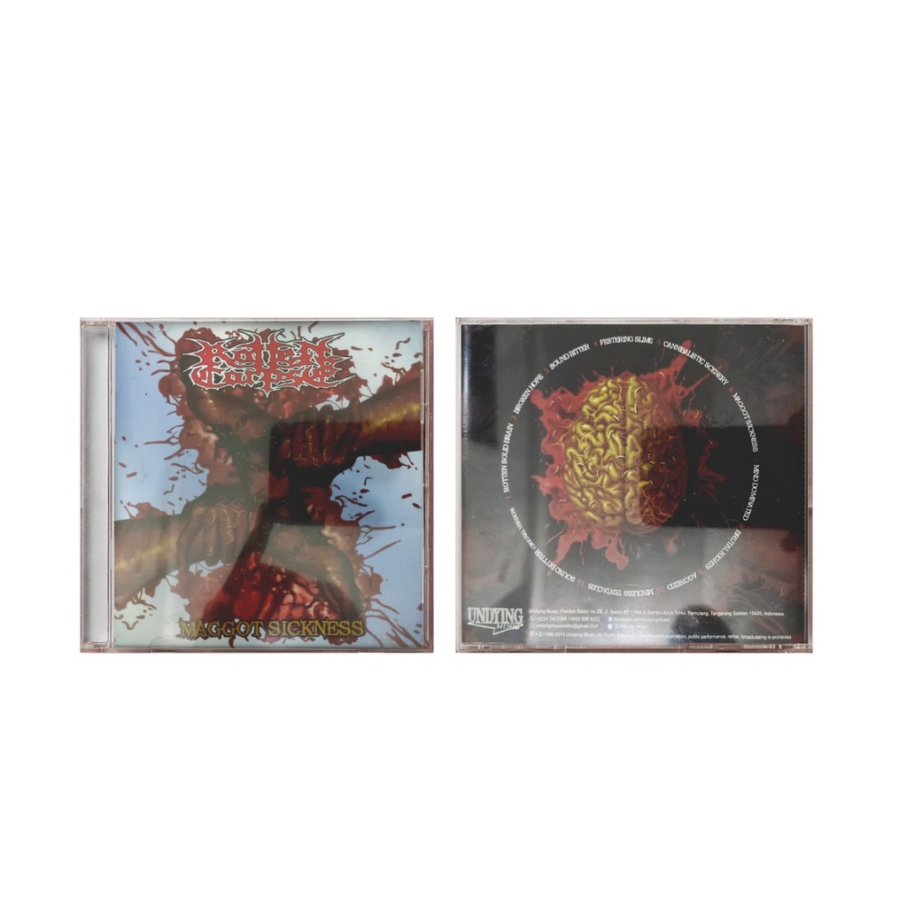 ORIGINAL CD BAND ROTTEN CORPSE - Maggot Sickness