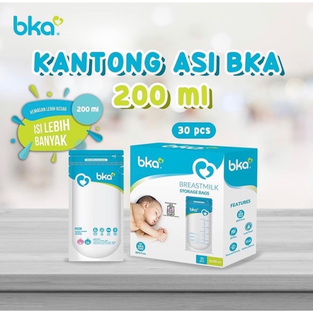 BKA kantong ASI 200ml isi 30pcs