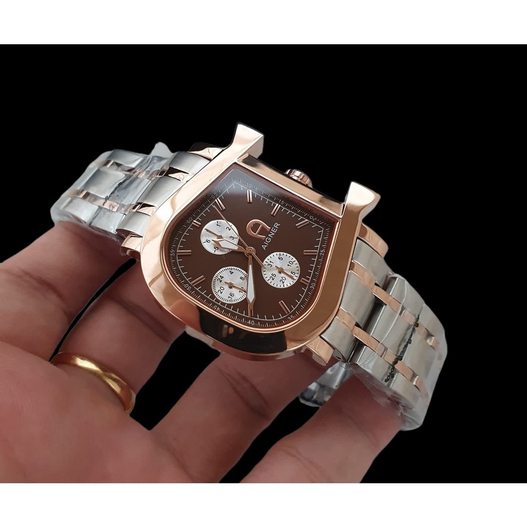 AIGNER VARESE/ JAM TANGAN WANITA AIGNER VARESE LADIES RANTAI STAINLEES STELL WATER RESISTANT/ Jam Tangan Wanita Aigner Varese Cronograp Super Premium Graden AAA - Aigner Varese Ladies Super Mewah