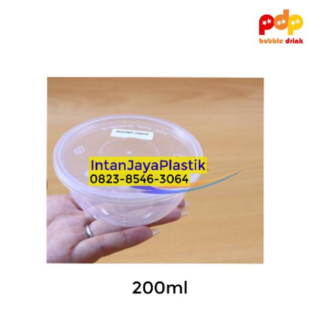 Mangkok Plastik 200ml / Cup 200ml