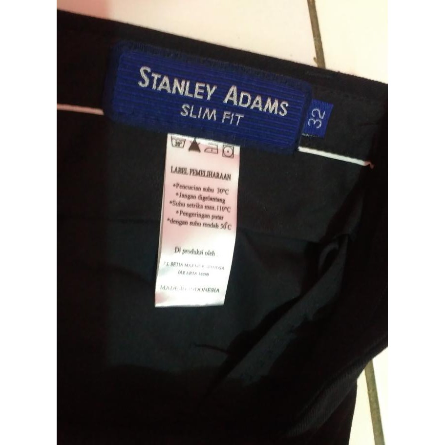 celana bahan stanley adam - Cokelat, 27
