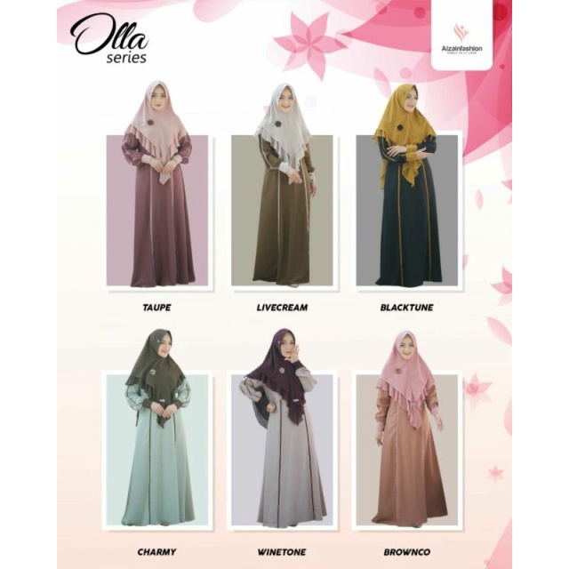 Gamis Olla Series ORI by Alzainfashion