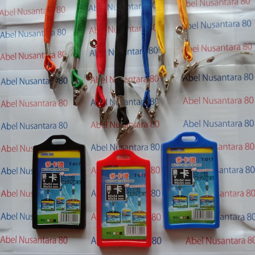 

Paket Casing ID Card Karet 2 Sisi dan Tali Jepit 1cm