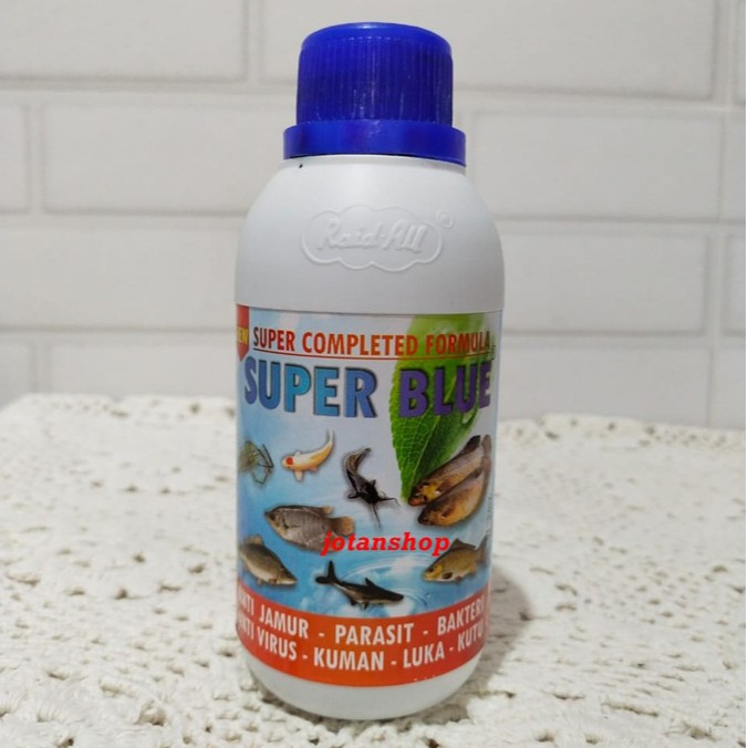 Raid All Super Blue Obat biru ikan Anti Jamur Bakteri Parasit virus superblue