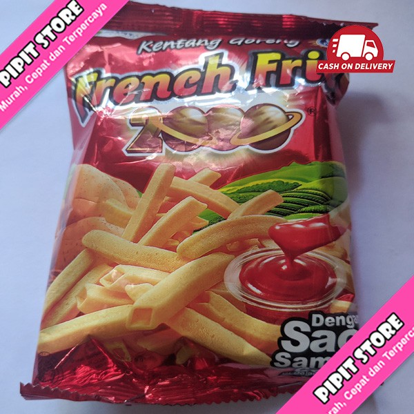 

French Fries 2000 Chiki MAKANAN Kentang Goreng Saos Sambal