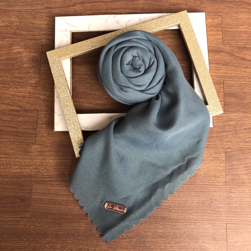 Part 1 Voal Arabian Jilbab Polos Sahara Hijab Segiempat-Soho