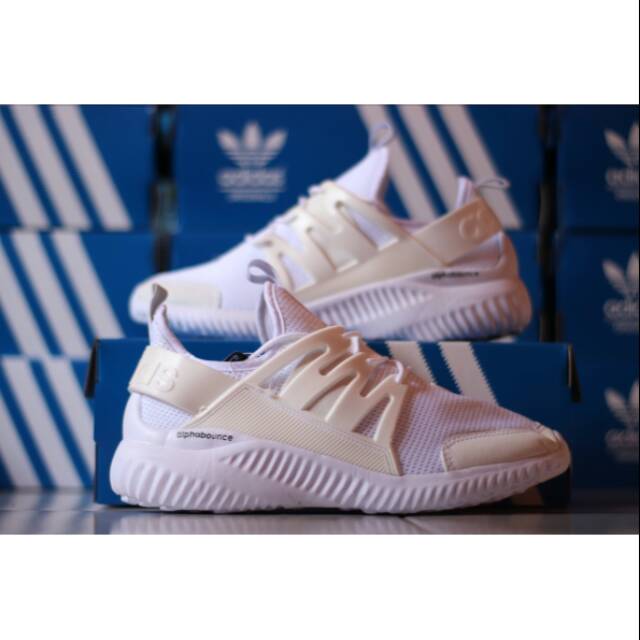 SEPATU SPORT ADIDAS ALPHABOUNCE FULL PUTIH CWE CWO Shopee Indonesia