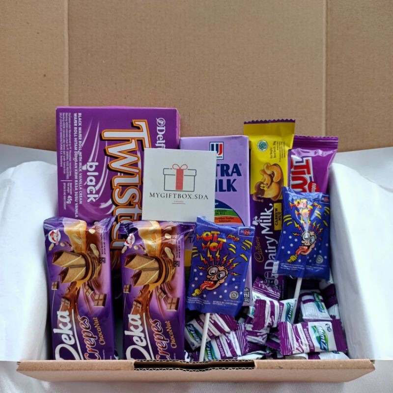 

Snack box ungu / Snack box / Snack box murah / hampers / hampers box / kado ulang tahun / kado murah