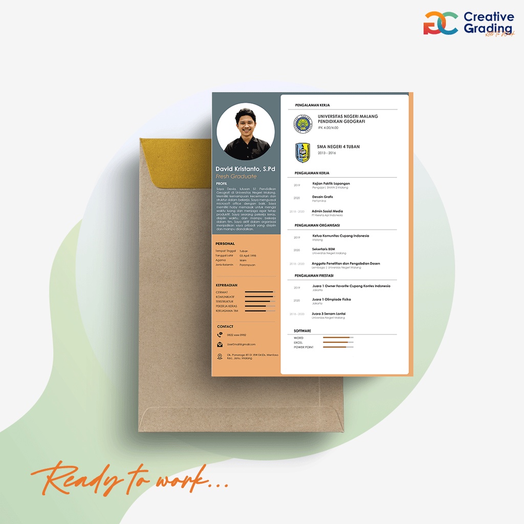 Paket Penyusunan Berkas + Desain CV dalam satu file professional (soft2)