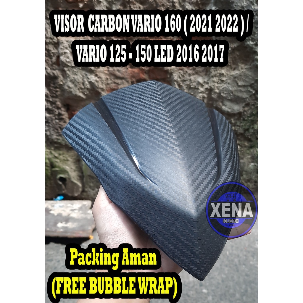 PROMO !! VISOR CARBON Beat carbu Beat fi Aerox Vario 150 Vario 160