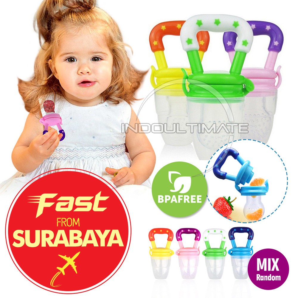 Empeng Buah Bayi Baby Fruit &amp; Food Feeder Dot Buah Bayi Fruit Feeder Pacifier GG-01