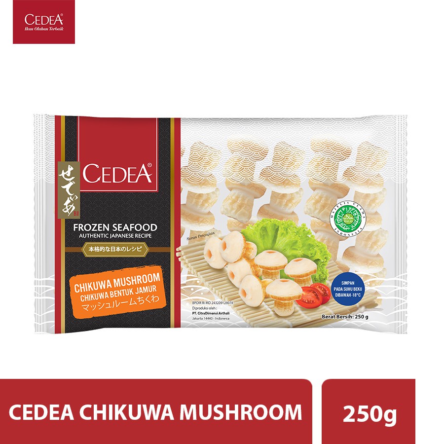 

CEDEA CHIKUWA MUSHROOM 250Gr / Chikuwa Jamur Instan 250Gr