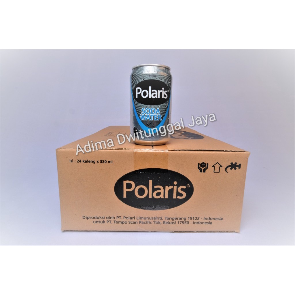 Polaris Soda Water / Air Soda Polaris Kaleng 24x330ml - Karton