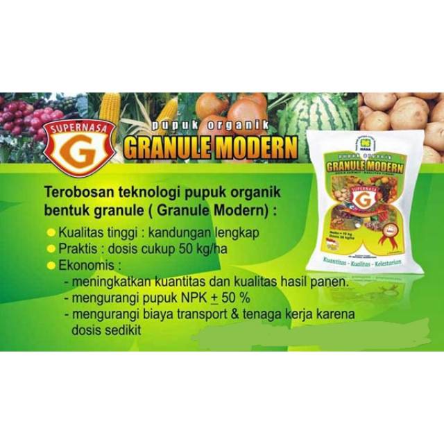 PUPUK ORGANIK GRANULE MODERN