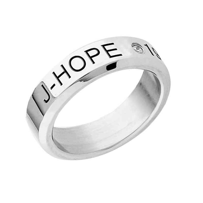 [Bayar Di Tempat]Cincin KPOP Bangtan Boys BTS SUGA BTS Bahan Stainless Steel