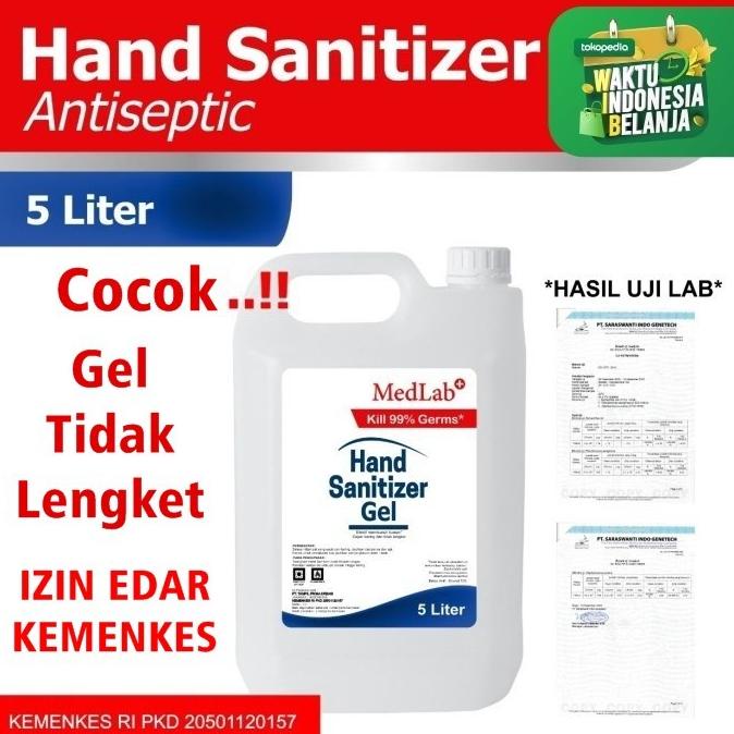 Hand Sanitizer Gel MedLab 5 Liter