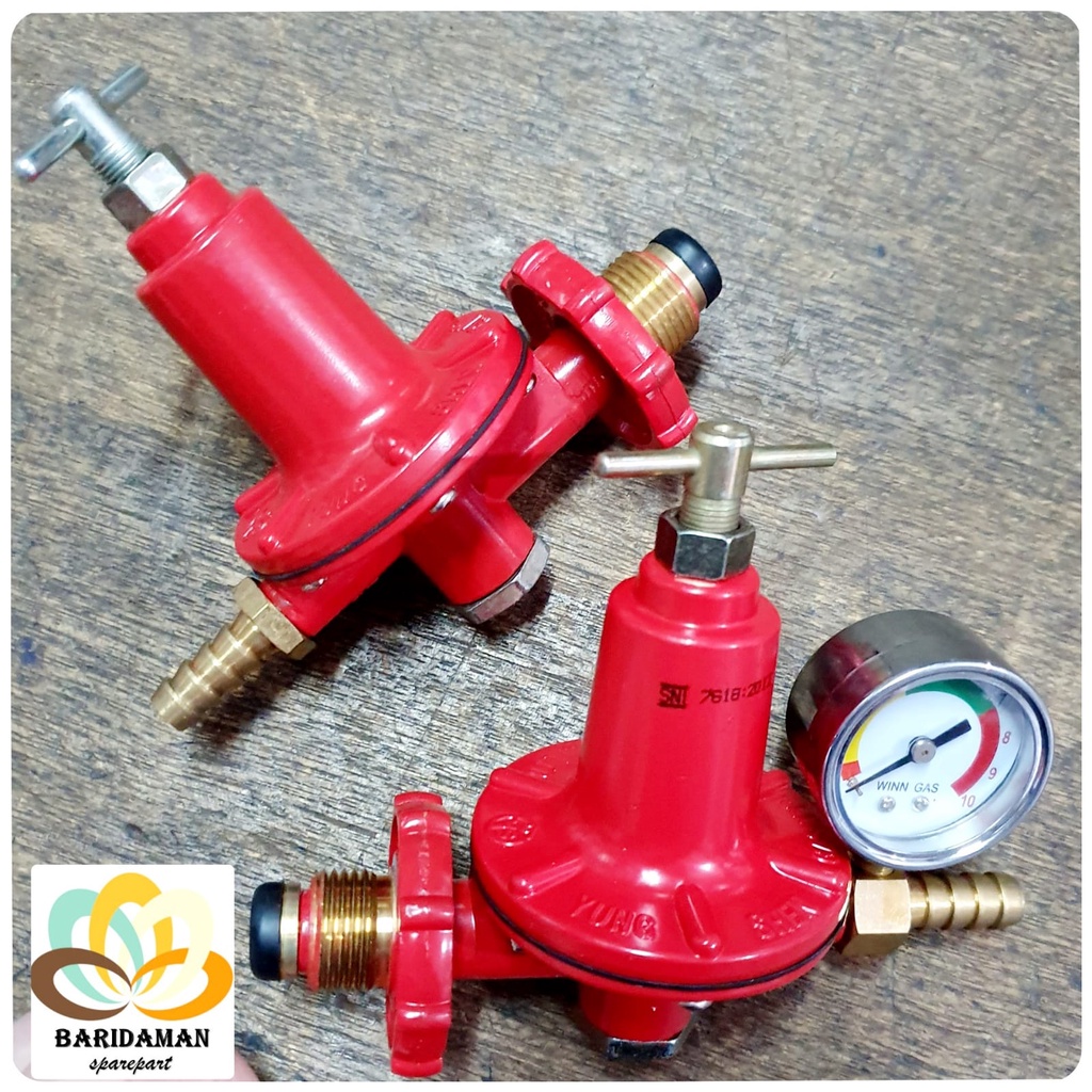 Regulator WINN GAS W106M 106 108 Tekanan Tinggi Untuk Tabung 50 KG