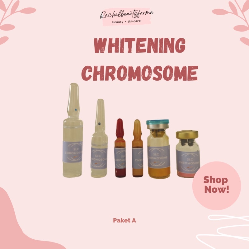 infus whitening japan chromosome / suntik pemutih badan whitening chromosome