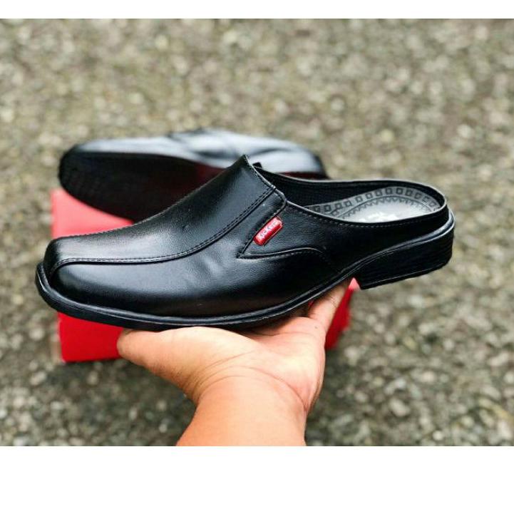 Muraaaahh.. Sepatu Pantofel Slop Kulit Sepatu Pria Kantor Sepatu Slop Bustong