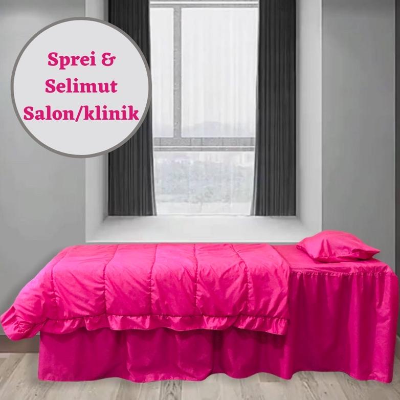 SPREI BED SALON DAN SELIMUT BED COVER SPREI KLINIK SPREI SALON RUMBAI SPREI BAD EYELASH SPREI KLINIK