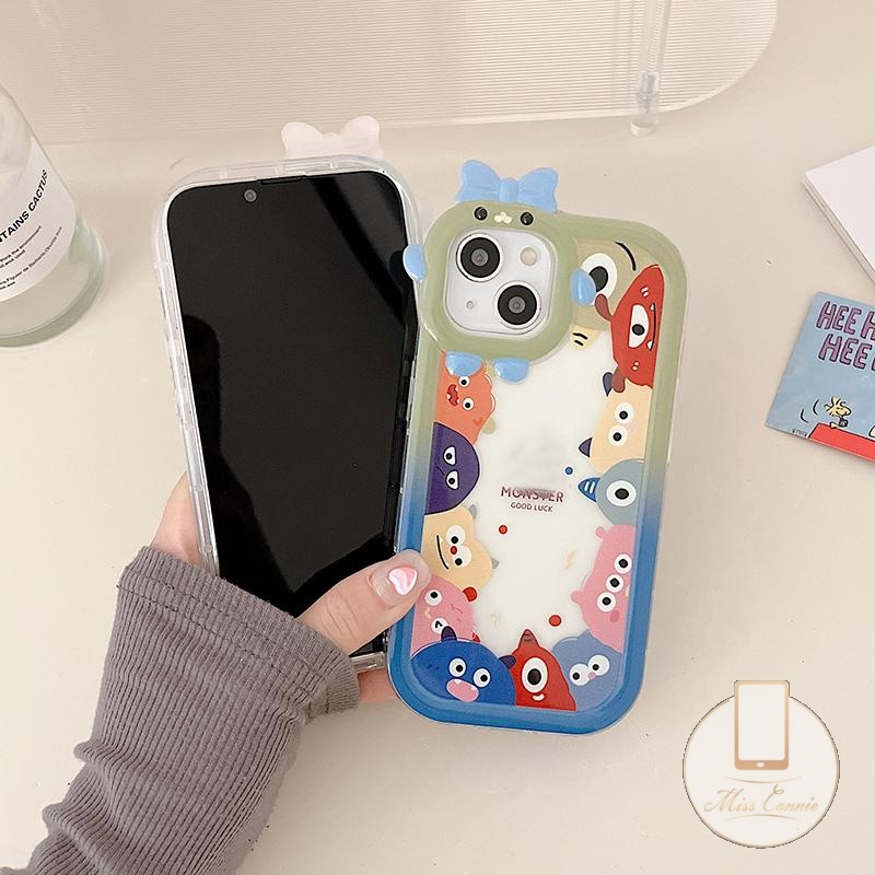 Soft Case Motif Monster 3D Untuk OPPO A55 A17 A95 A16K A77 A12 A57 A15 A96 A77s A16E A5s A7 A16 A3s A52 A53 A31 A5 A92 A76 A17