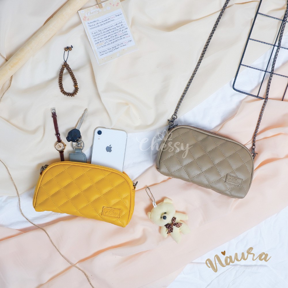 Tas Cantik Naura Sling Bag Kulit Sintetis by Chessy