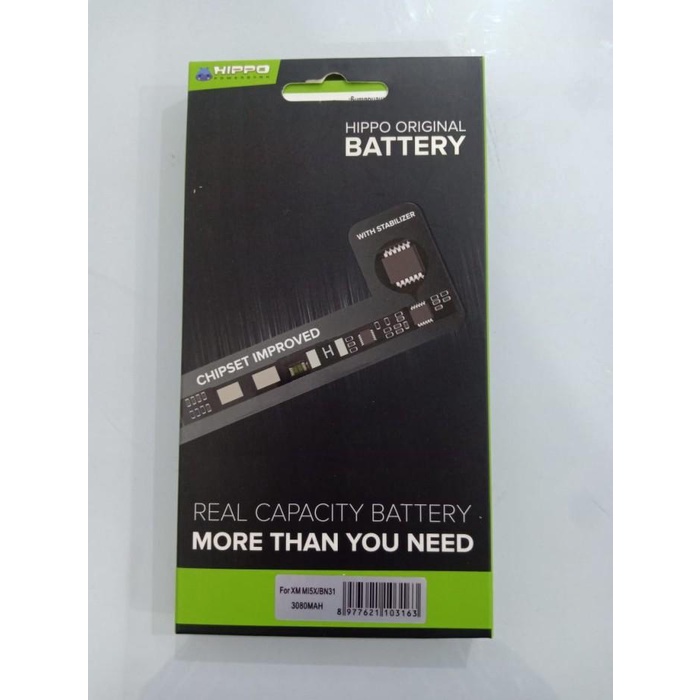 Baterai Batere Battery Hippo Xiaomi MI 5X A1 Note 5A BN31 BN 31 BN-31