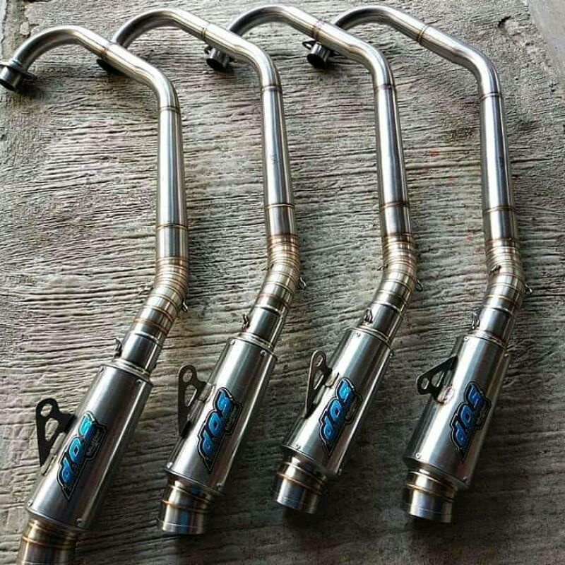 KNALPOT DOS MUFLER KOLONG KLX,CRF,DTRACKER TERMURAH