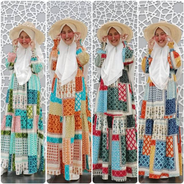 Dress Rayon Premium Motip Zeina