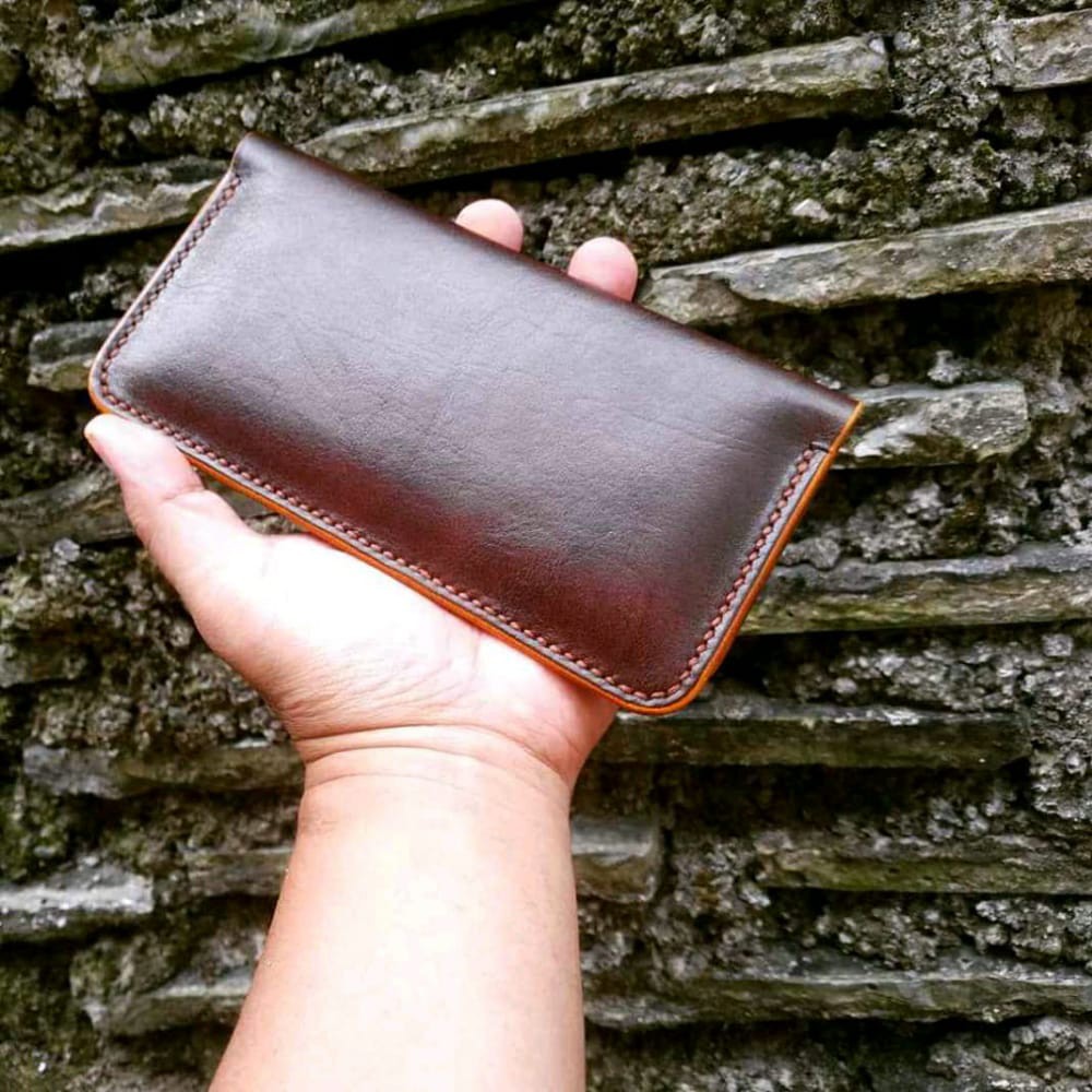 Dompet Kulit Sapi Full Up Handmade Ful Sulam Asli Garut Kota