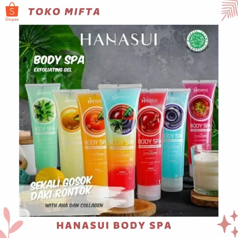 HANASUI BODY SPA PERONTOK DAKI ANTI RIBET AMPUH MENGHILANGKAN DAKI MEMBANDEL PENGHILANG DAKI PENGHIL