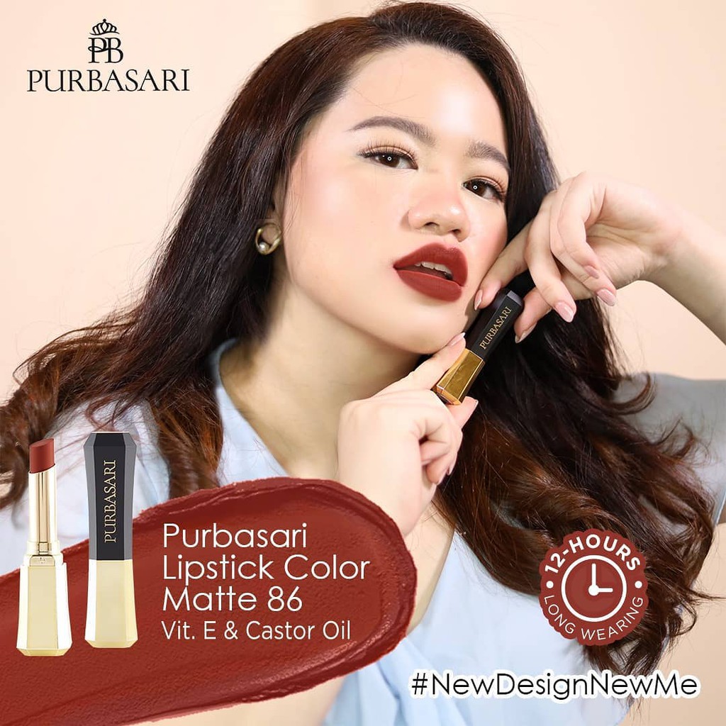 ❤ PAMELA ❤ Purbasari Lipstik Matte Original/ Purbasari/ Lipstik Purbasari