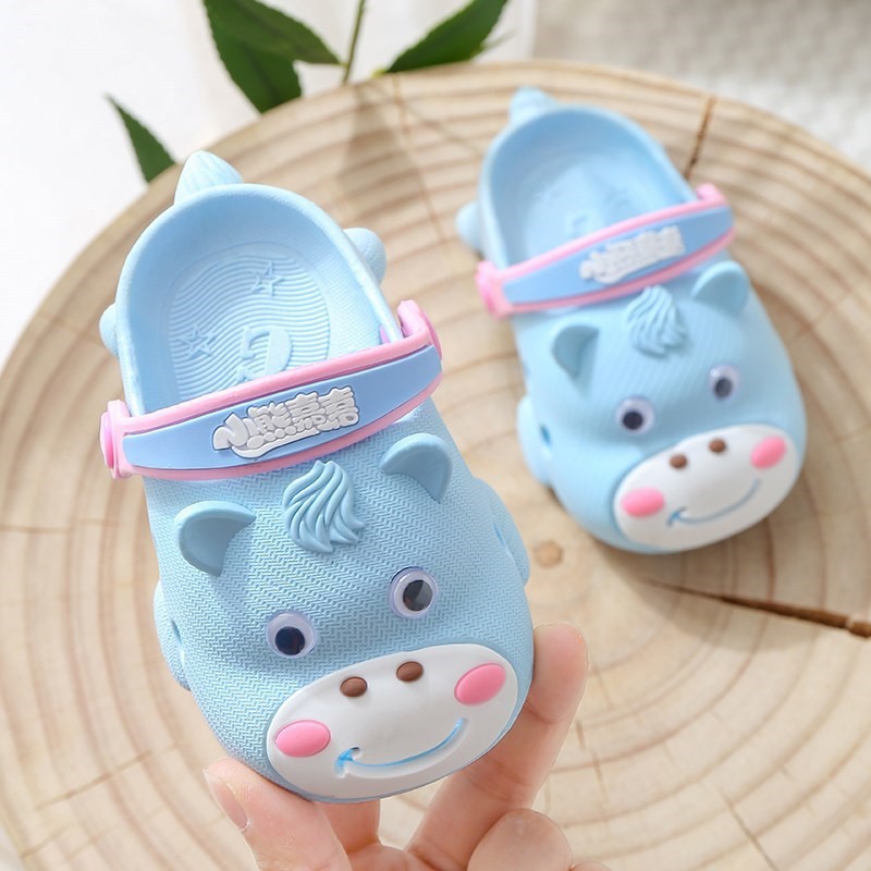 LittleAaron HELLO MOO PAO2 Sandal Anak Laki Laki Perempuan Bahan Karet Model Lucu 0-5 Tahun Import Sport Termurah Sendal Bayi Anak Cewek Cowok