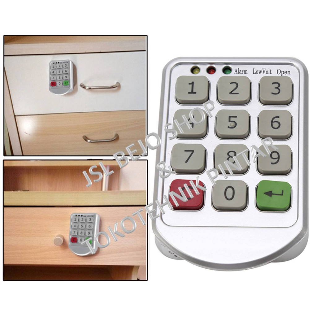Door Lock Electronic Keypad Lock Digital Combination Shopee