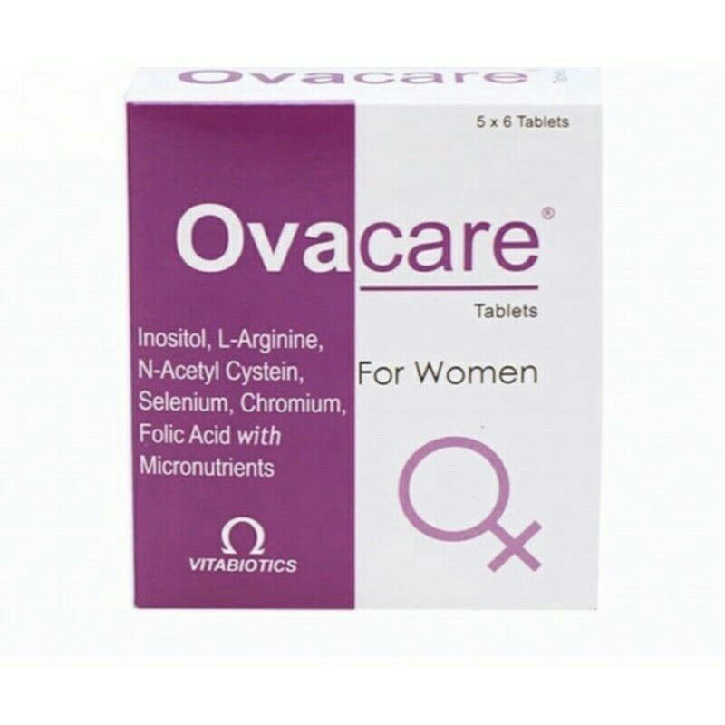 Ecer Ovacare 1 Strip isi 6 tablet Suplemen Kesuburan wanita