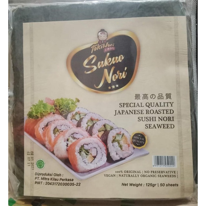 

NEW SAKAO SUSHI NORI 50 LEMBAR SPESIAL EDITION