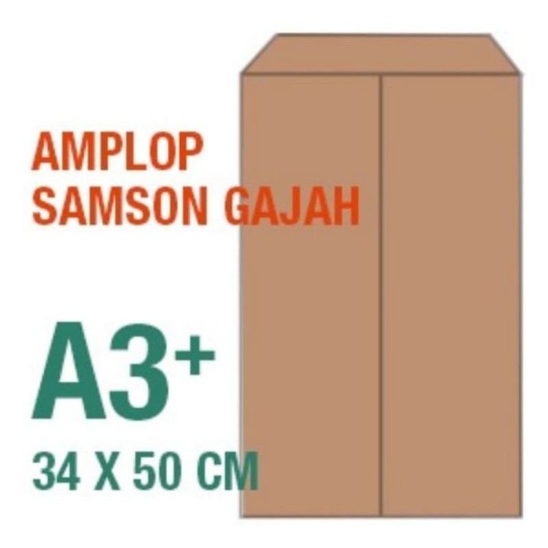 

Amplop samson Gajah 34 x 50 cm