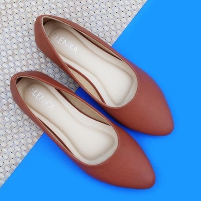 Sepatu Wanita Flat Shoes Jumbo Big Size Tanmeira 41 42 43 44 45