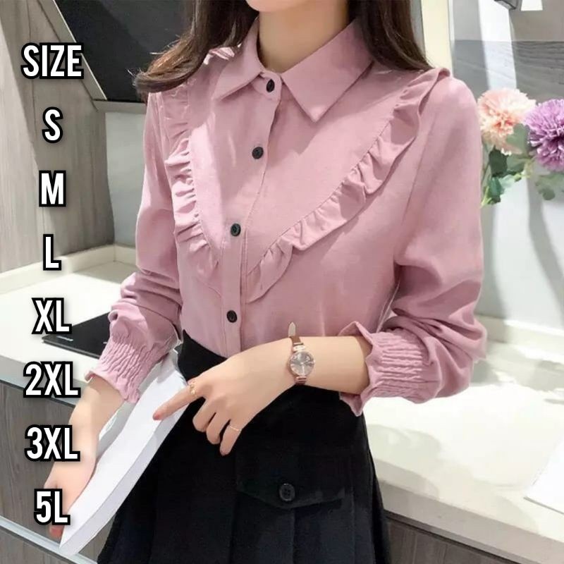 Mayleen RB Blouse - Size S M L XL XXL 3XL 4XL/5L - Blouse Jumbo - Baju Jumbo - Atasan Big Size - Ata