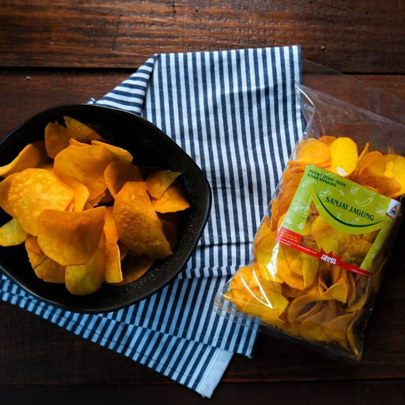 

Keripik Kerupuk Sanjai Jagung Oleh Oleh Makanan Cemilan Asli Minang Payakumbuh Padang Bukittinggi