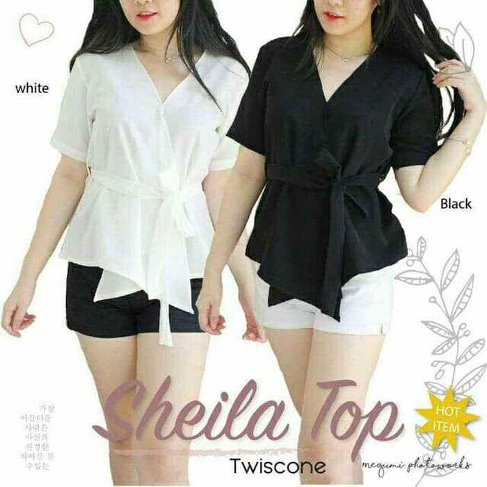 Baju Atasan Wanita Sheila top Blouse Baju Muslim Blouse Muslim