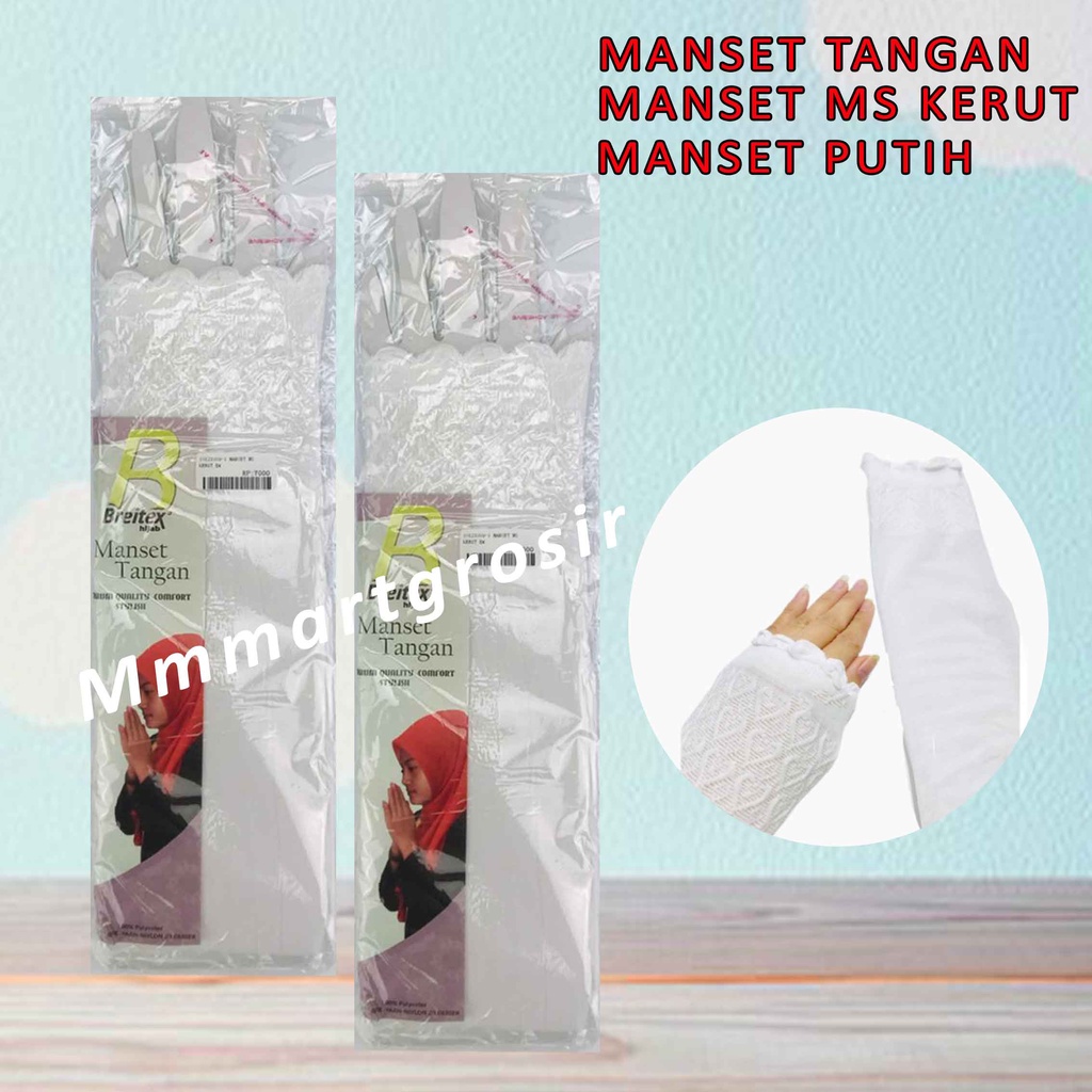 Manset Tangan Ms / Manset Umroh / Manset Jempol / Manset Kerut