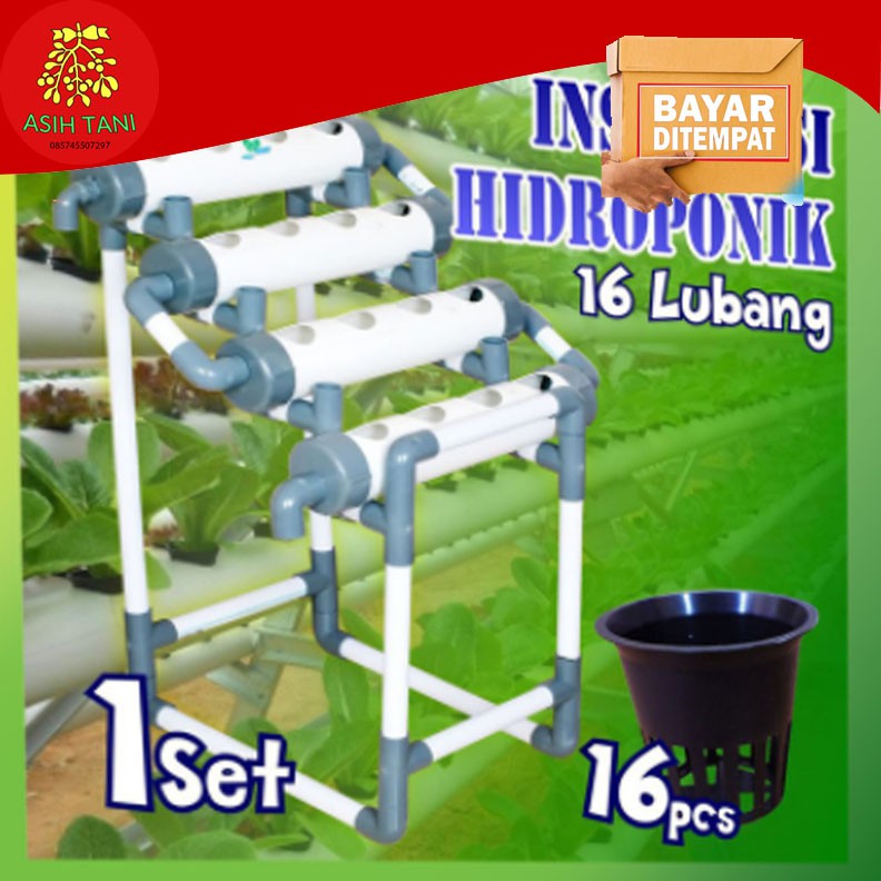 Instalasi Hidroponik Pipa