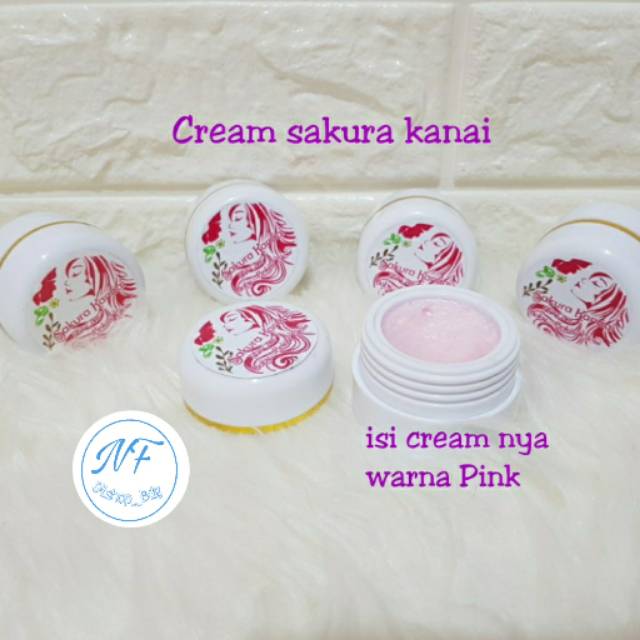 NF SAKURA KARAAI SKINCARE BABY PINK GLOW CREAM / SAKURA KANAAI / CREAM WAJAH