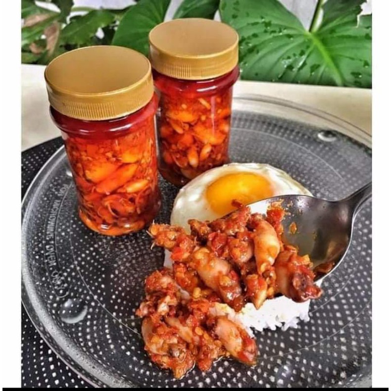 

sambal baby cumi asin