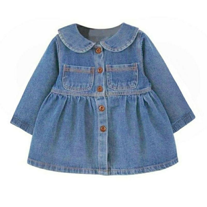 Dress Jeans Toppo DRESS ALISYA 1 - 5 Tahun Baju Anak BerKualitas