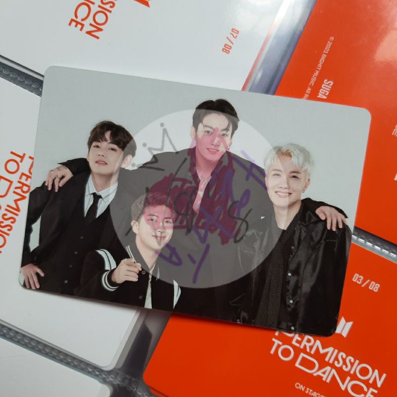 Photocard BTS OFFICIAL_Unit taekook namhope_PTD On Stage Merch MPC