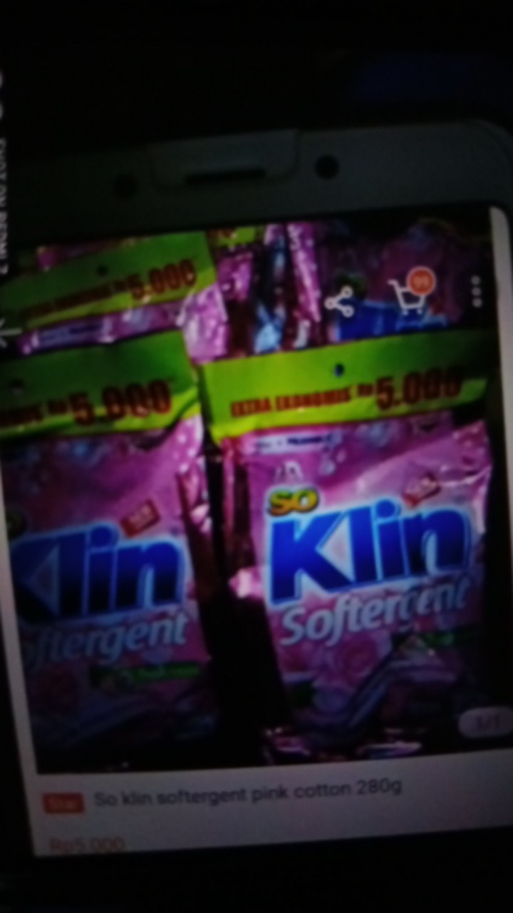 So Klin Softergent Pink Cotton 280g