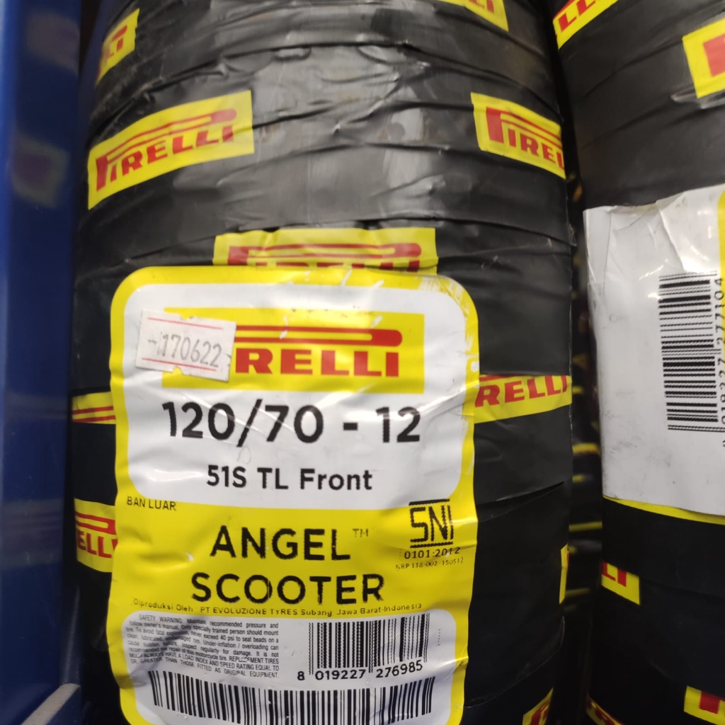 Ban motor vespa Pirelli Angel Scooter 120 70 12 tubeless