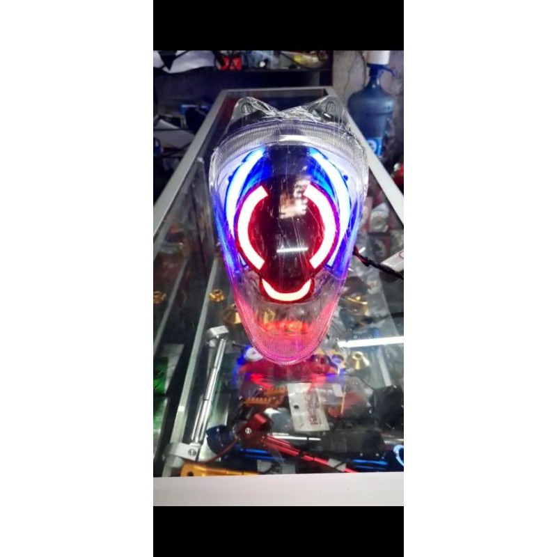 lampu stop custom Scoopy fi 2015/2016